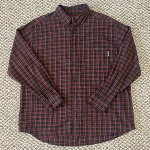 Vintage Woolrich Long Sleeve Button Down Shirt - Graphite Shadow Check